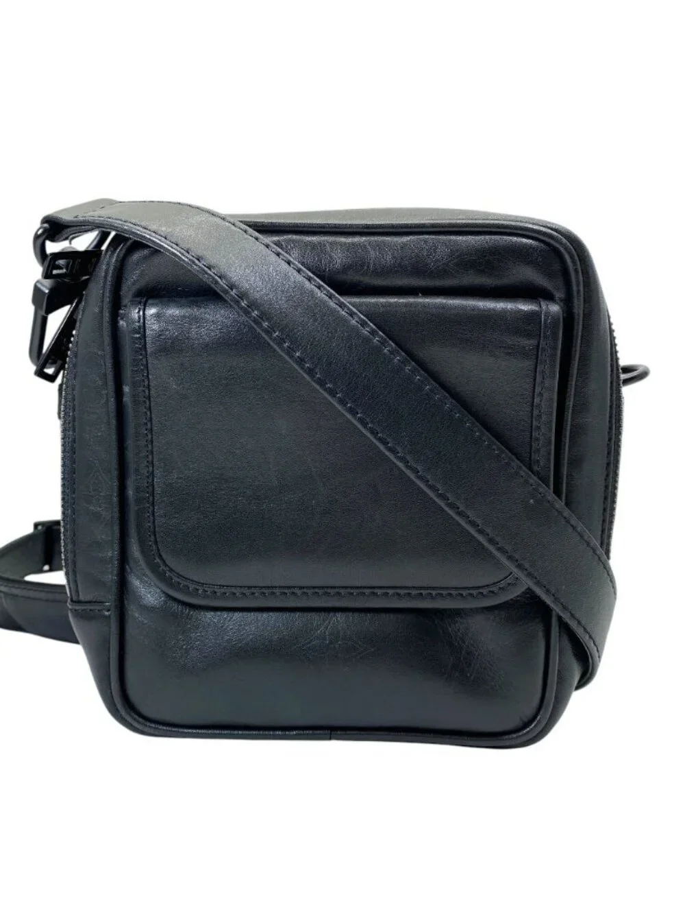 Louis Vuitton Monogram Diffille Peonia Shoulder Bag Leather Black Fine Daily